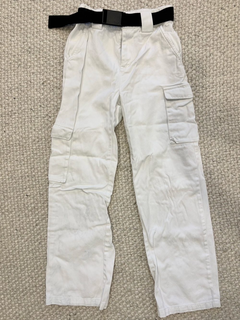 TNA White Cargo Pants - Classic Utility Style